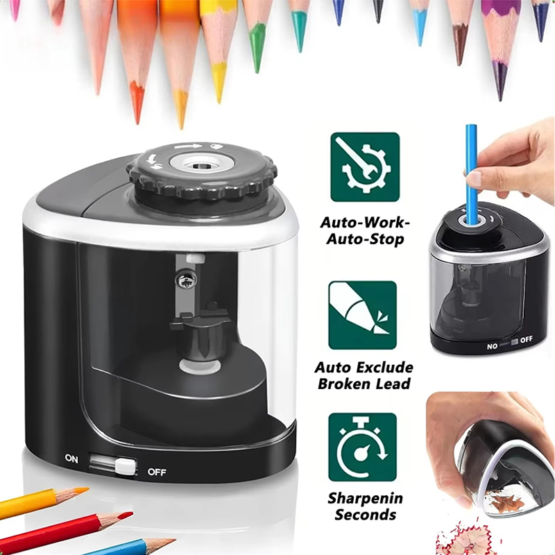 Afiador elétrico de mesa, afia - Electric Pencil Sharpener Usb avaliação e preço