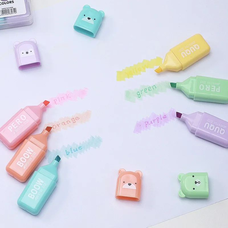 Conjunto de canetas marca-text - Pastel Highlighter Set Double Ended avaliação e preço
